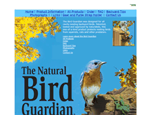 Tablet Screenshot of birdguardian.com
